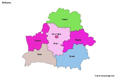 Sample Maps for Belarus (colored)