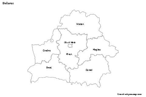 Sample Maps for Belarus (black-white)