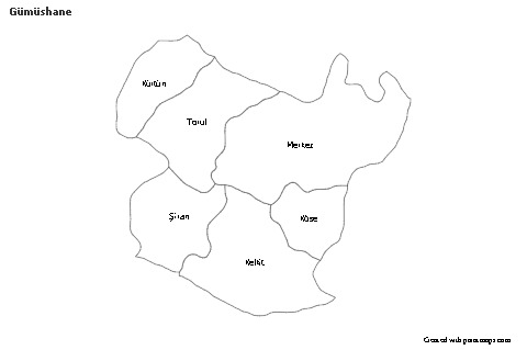Sample Maps for Gümüshane (black-white)