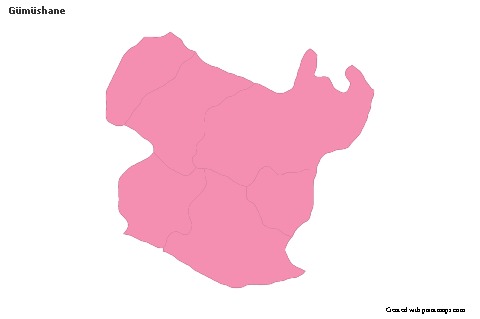 Sample Maps for Gümüshane (pink,outline)