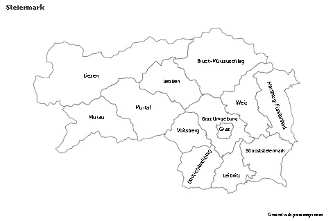 Sample Maps for Steiermark (black-white)