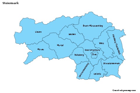 Sample Maps for Steiermark (blue)