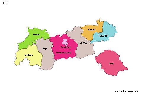 Sample Maps for Tirol (colored)