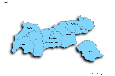 Sample Maps for Tirol (blue,shadowy)