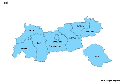 Sample Maps for Tirol (blue)