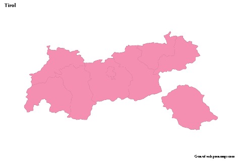 Sample Maps for Tirol (pink,outline)