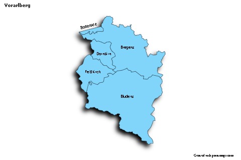Contoh Peta untuk Vorarlberg (biru,bayangan)