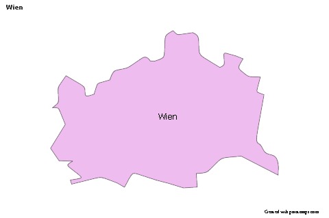 Contoh Peta untuk Wien (berwarna)