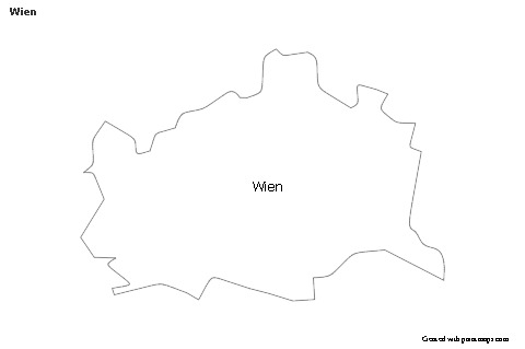 Contoh Peta untuk Wien (hitam-putih)