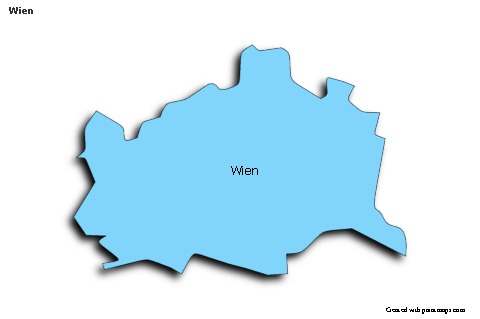 Contoh Peta untuk Wien (biru,bayangan)