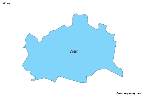 Contoh Peta untuk Wien (biru)