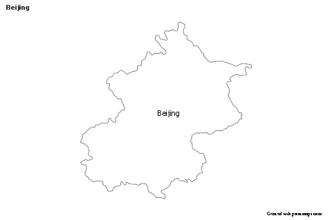 Sample Maps for Beijing (black-white)