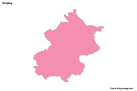 Sample Maps for Beijing (pink,outline)