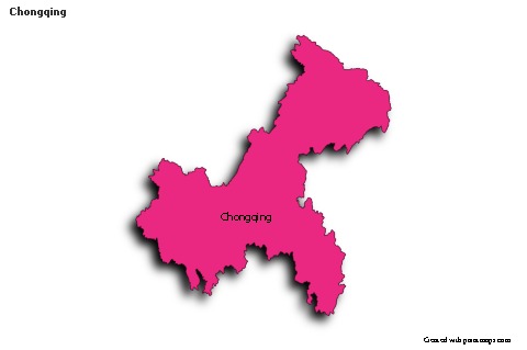 Sample Maps for Chongqing (colored,shadowy)