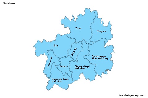 Sample Maps for Guizhou (blue)