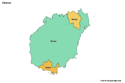 Sample Maps for Hainan (colored)