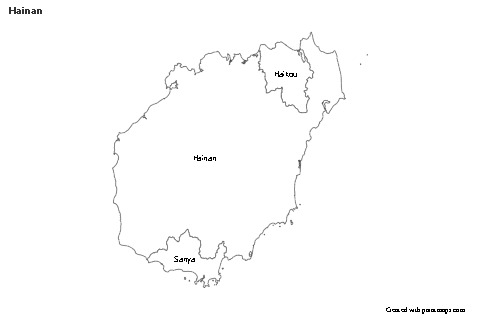 Sample Maps for Hainan (black-white)