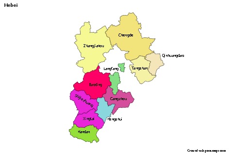 Sample Maps for Hebei (colored)