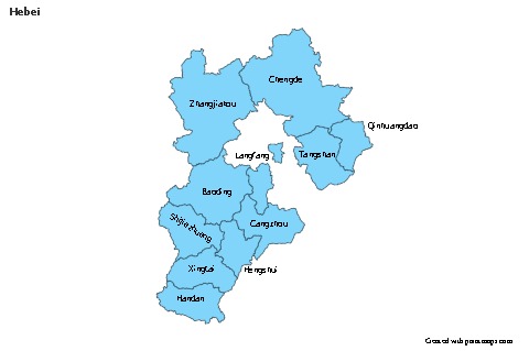 Sample Maps for Hebei (blue)
