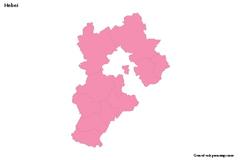 Sample Maps for Hebei (pink,outline)