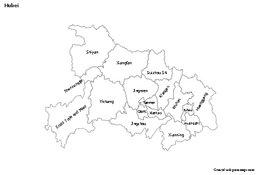 Sample Maps for Hubei (black-white)