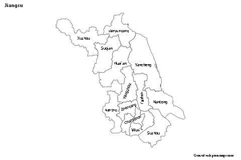 Sample Maps for Jiangsu (black-white)