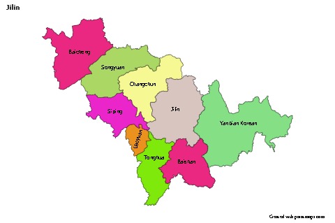 Sample Maps for Jilin (colored)