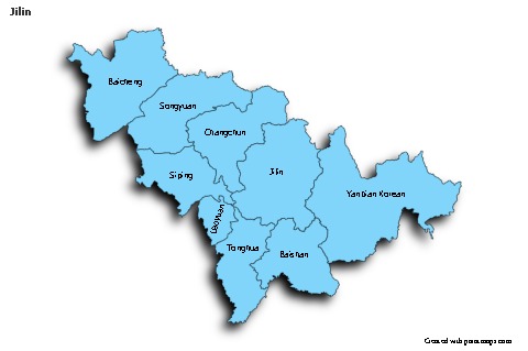 Sample Maps for Jilin (blue,shadowy)