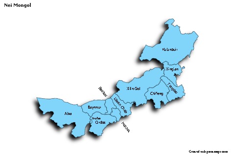 Sample Maps for Nei Mongol (blue,shadowy)