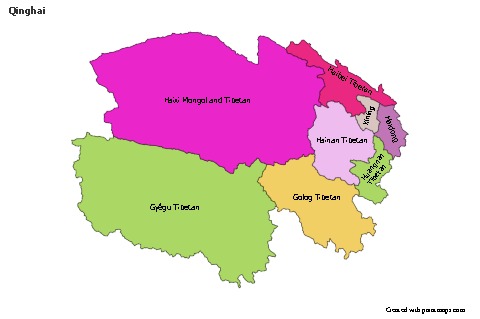 Sample Maps for Qinghai (colored)