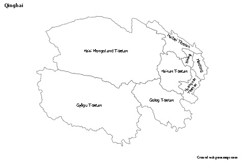 Sample Maps for Qinghai (black-white)