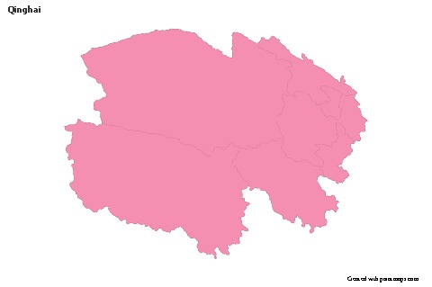Sample Maps for Qinghai (pink,outline)