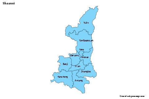 Sample Maps for Shaanxi (blue)