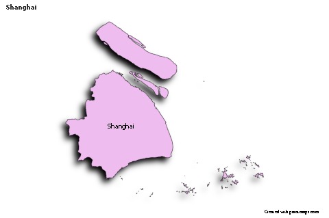 Sample Maps for Shanghai (colored,shadowy)