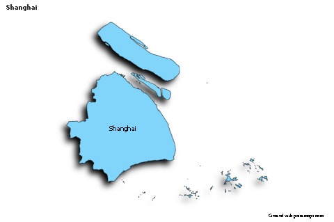 Sample Maps for Shanghai (blue,shadowy)