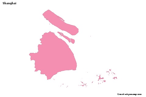 Sample Maps for Shanghai (pink,outline)