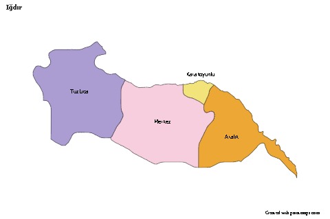 Sample Maps for Iğdır (colored)