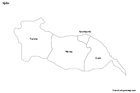Sample Maps for Iğdır (black-white)