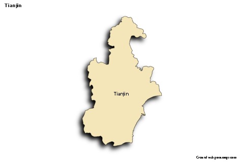 Sample Maps for Tianjin (colored,shadowy)