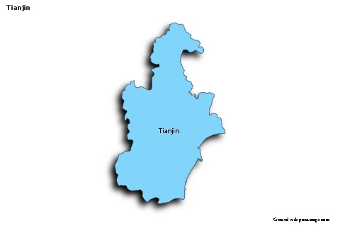 Sample Maps for Tianjin (blue,shadowy)