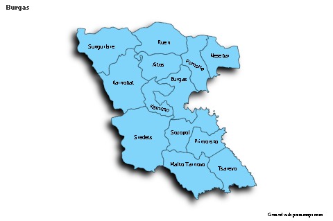 Contoh Peta untuk Burgas (biru,bayangan)