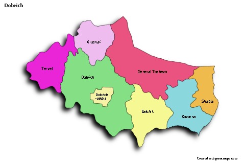 Sample Maps for Dobrich (colored,shadowy)