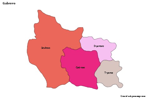 Sample Maps for Gabrovo (colored)