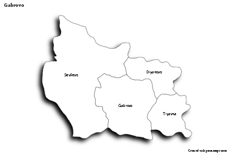 Sample Maps for Gabrovo (black-white,shadowy)