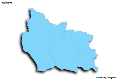 Sample Maps for Gabrovo (blue,outline,shadowy)