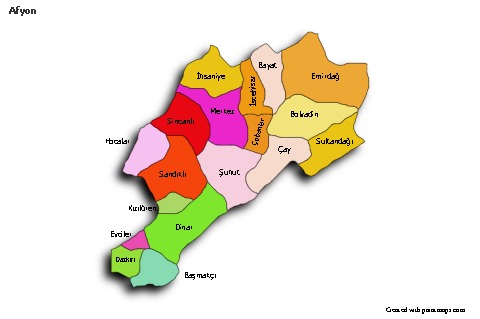 Sample Maps for Afyon (colored,shadowy)