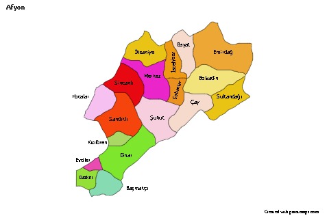 Sample Maps for Afyon (colored)