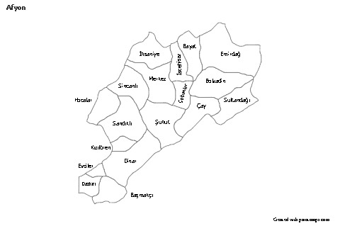 Sample Maps for Afyon (black-white)