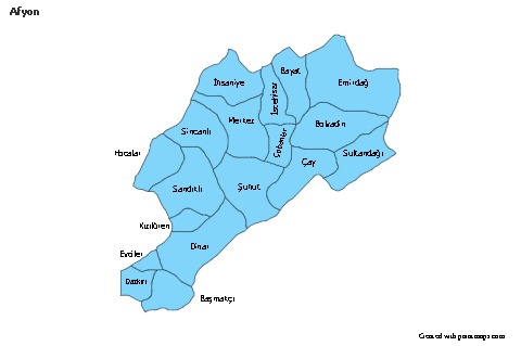 Sample Maps for Afyon (blue)