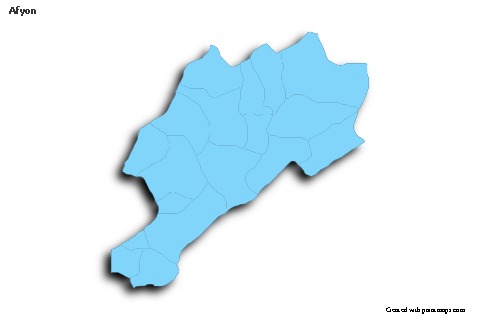 Sample Maps for Afyon (blue,outline,shadowy)
